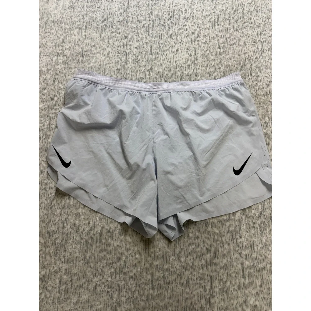 Nike Dri-FIT‎ ADV Mens Running Shorts Blue XXL Split Leg Breathable Training